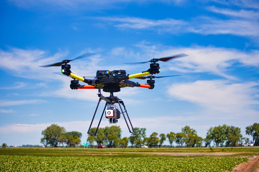 This FreeFly Alta X drone uses advanced lidar, high-resolution color imagery, and robust GPS systems to produce accurate maps and surveys. MnDOT’s Office of Land Management has four drone pilots and nine drones.
